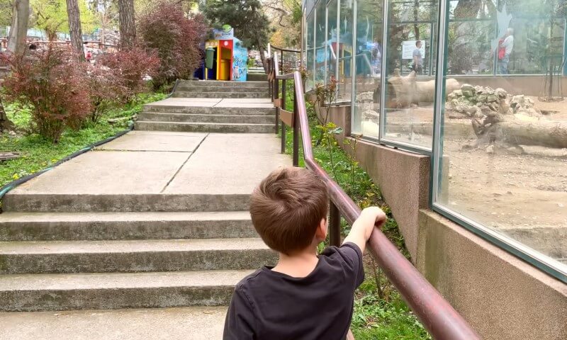 Dete u zoološkom vrtu